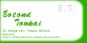 botond tompai business card